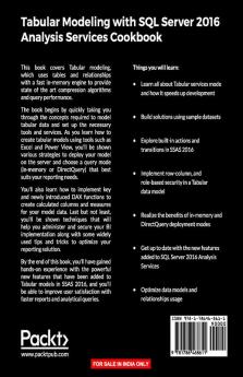 Tabular Modeling with SQL Server 2016 Analysis Services Cookbook