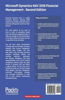 Microsoft Dynamics NAV 2016 Financial Management - Second Edition