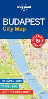 Lonely Planet Budapest City Map 1