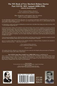 The MX Book of New Sherlock Holmes Stories Part XXVII