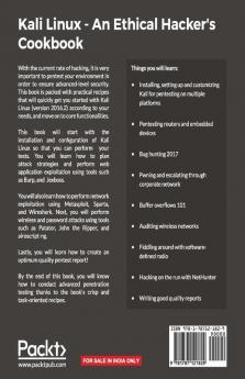 Kali Linux An Ethical Hacker's Cookbook