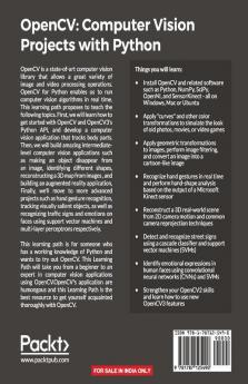 OpenCV: Computer Vision Projects with Python