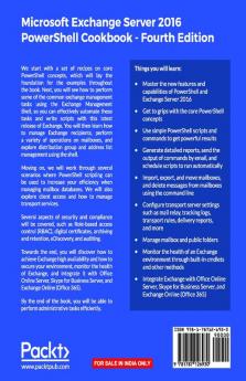 Microsoft Exchange Server 2016 PowerShell Cookbook - Fourth Edition