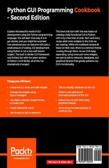 Python GUI Programming Cookbook - Second Edition