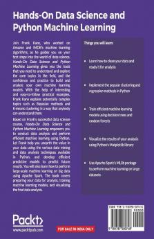 Hands-On Data Science and Python Machine Learning