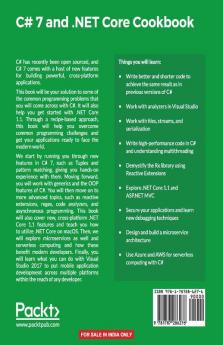 C# 7 and .NET Core Cookbook - Second Edition