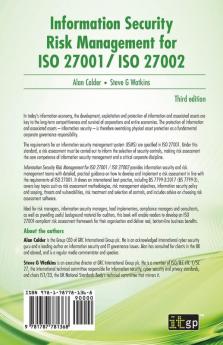 Information Security Risk Management for ISO 27001 / ISO 27002