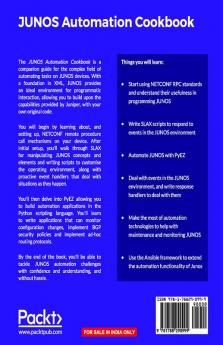 JUNOS Automation Cookbook