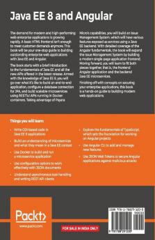 Java EE 8 and Angular