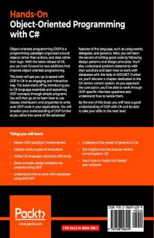 Hands-On Object-Oriented Programming with C#