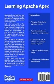 Learning Apache Apex