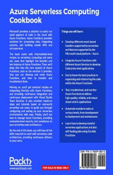 Azure Serverless Computing Cookbook