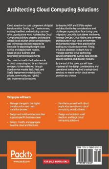 Architecting Cloud Computing Solutions