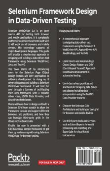 Selenium Framework Design in Data-Driven Testing