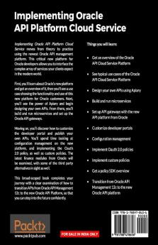 Implementing Oracle API Platform Cloud Service