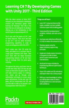 Learning C# 7 By Developing Games with Unity 2017 - Third Edition