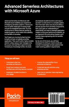 Advanced Serverless Architectures with Microsoft Azure
