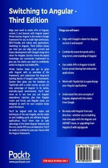 Switching to Angular