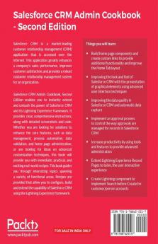 Salesforce CRM Admin Cookbook Second Edition