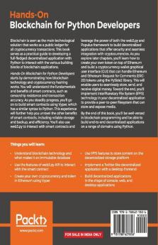 Hands-On Blockchain for Python Developers