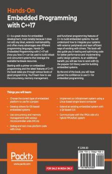 Hands-On Embedded Programming with C++17