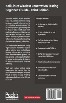 Kali Linux Wireless Penetration Testing Beginner's Guide - Third Edition