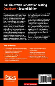 Kali Linux Web Penetration Testing Cookbook - Second Edition