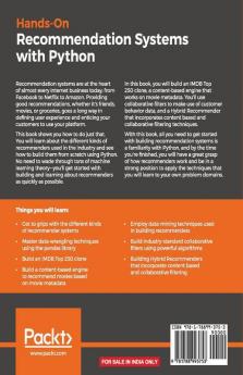 Hands-On Recommendation Systems with Python