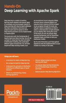 Hands-On Deep Learning with Apache Spark