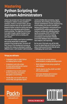 Mastering Python Scripting for System Administrators