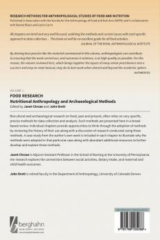 Food Research: Nutritional Anthropology and Archaeological Methods: 1 (Research Methods for Anthropological Studies of Food and Nutrition 1)