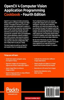 OpenCV 4 Computer Vision Application Programming Cookbook