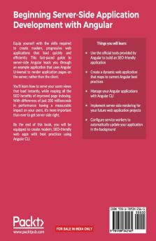 Beginning Server-Side Application Development with Angular