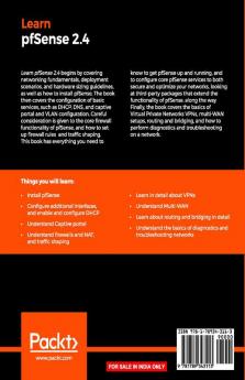 Learn PfSense - Fundamentals of PfSense 2.4