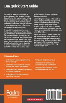 Lua Quick Start Guide