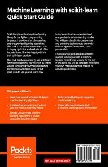 Machine Learning with scikit-learn Quick Start Guide