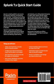 Splunk 7.x Quick Start Guide