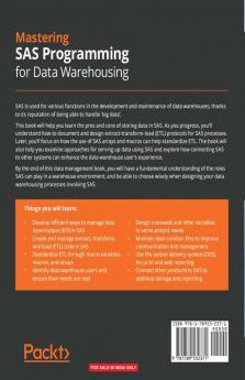 Mastering SAS Programming for Data Warehousing