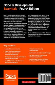 Odoo 12 Development Essentials - Fourth Edition