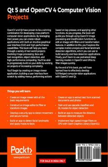 Qt 5 and OpenCV 4 Computer Vision Projects