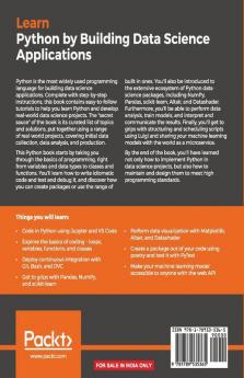 Learn Python by Building Data Science Applications