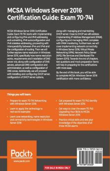 MCSA Windows Server 2016 Certification Guide