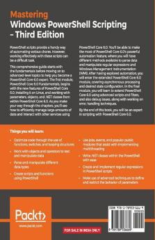 Mastering Windows PowerShell Scripting - Third Eiditon