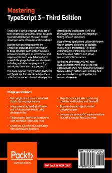 Mastering TypeScript 3 - Third Edition