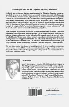 Dr Christopher Irvin and his 'Original of the Family of the Irvins'