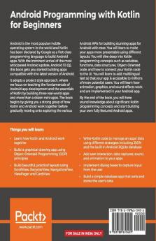 Android Programming with Kotlin for Beginners