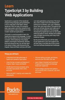 Learn TypeScript 3 by Building Web Applications