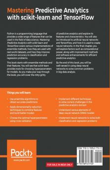 Mastering Predictive Analytics with scikit-learn and TensorFlow