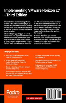 Implementing VMware Horizon 7.7