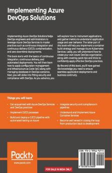 Implementing Azure DevOps Solutions